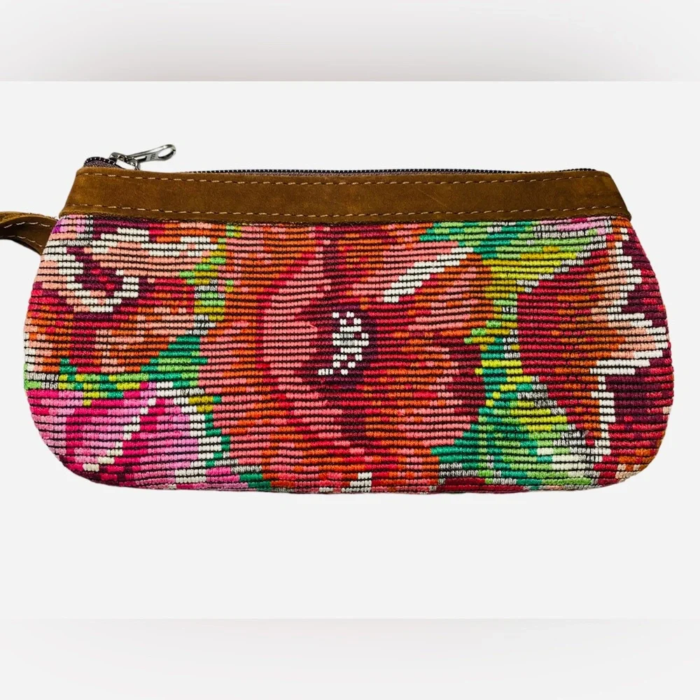 Nena & Co. Wristlet Floral Guatemalan Clutch